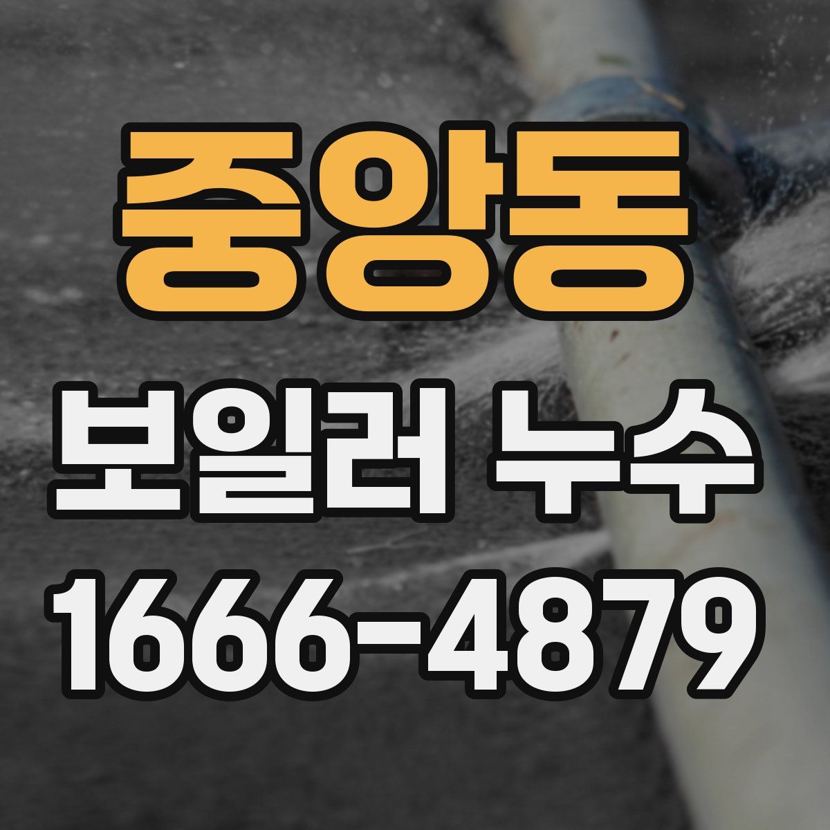 중앙동 보일러 누수