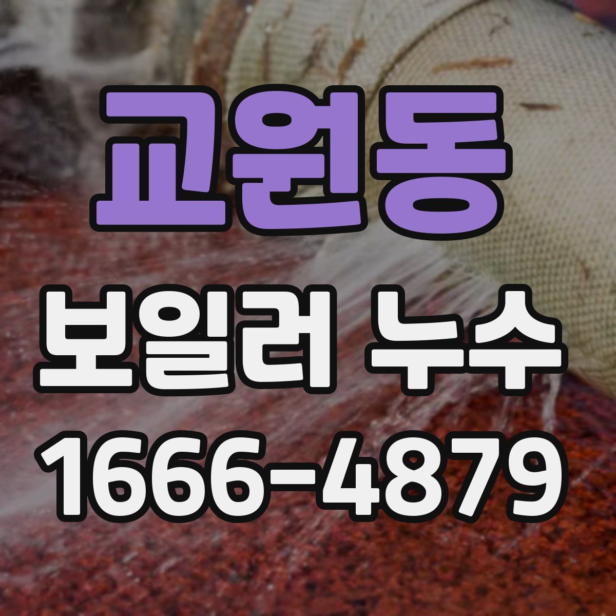 교원동 보일러 누수