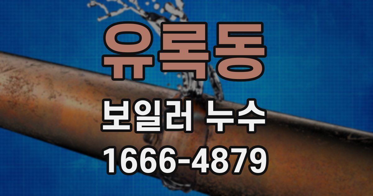 유록동 보일러 누수