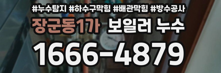 장군동1가 보일러 누수