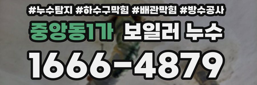 중앙동1가 보일러 누수