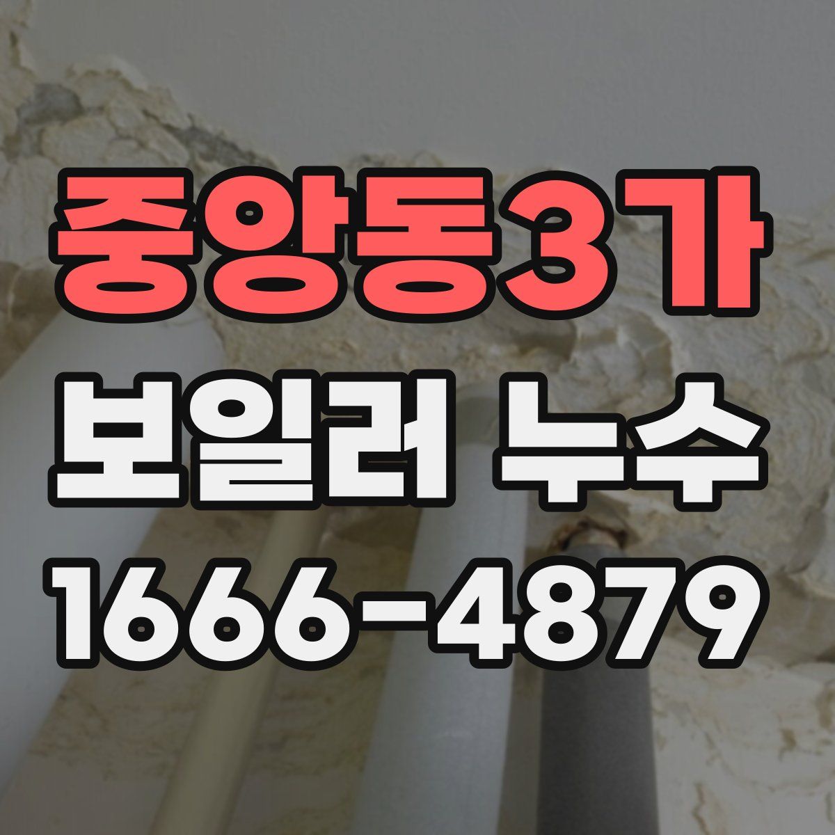 중앙동3가 보일러 누수