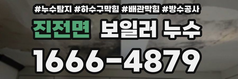 진전면 보일러 누수