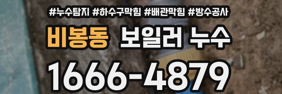 비봉동 보일러 누수