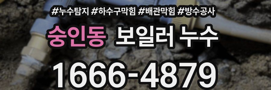 숭인동 보일러 누수