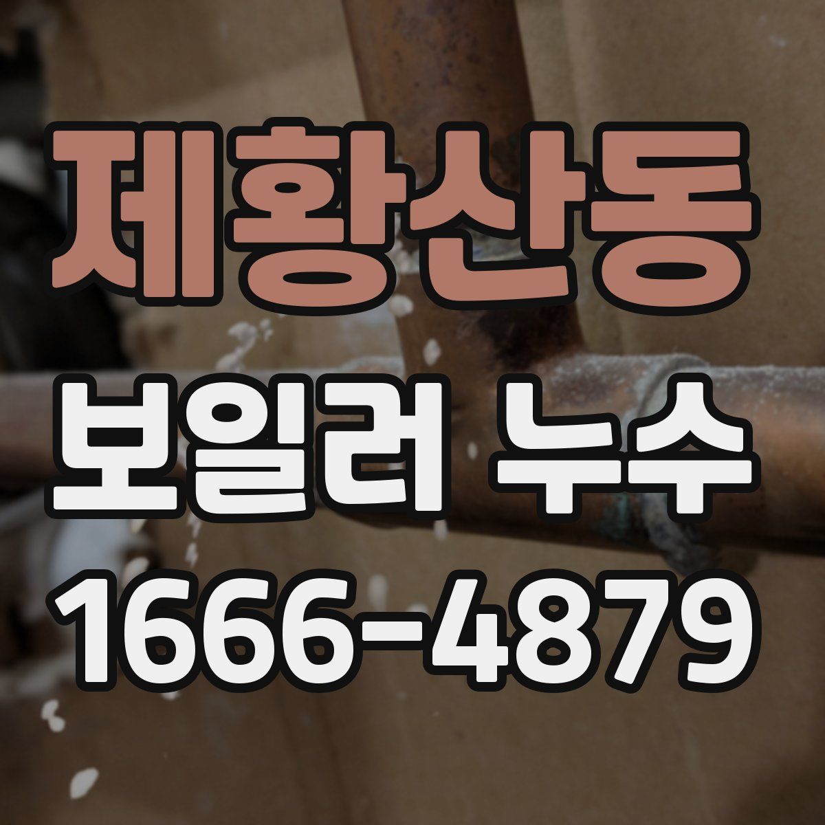 제황산동 보일러 누수