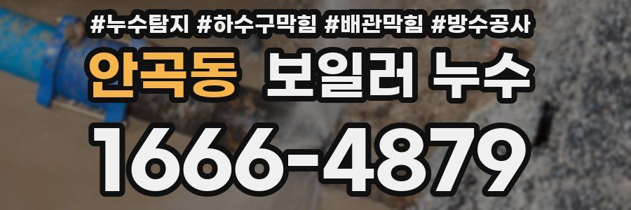 안곡동 보일러 누수