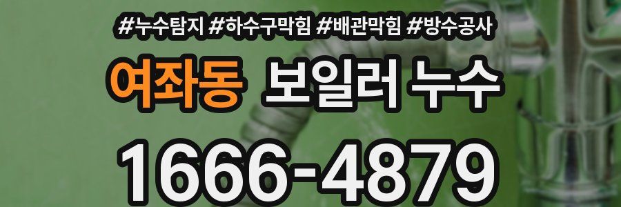 여좌동 보일러 누수