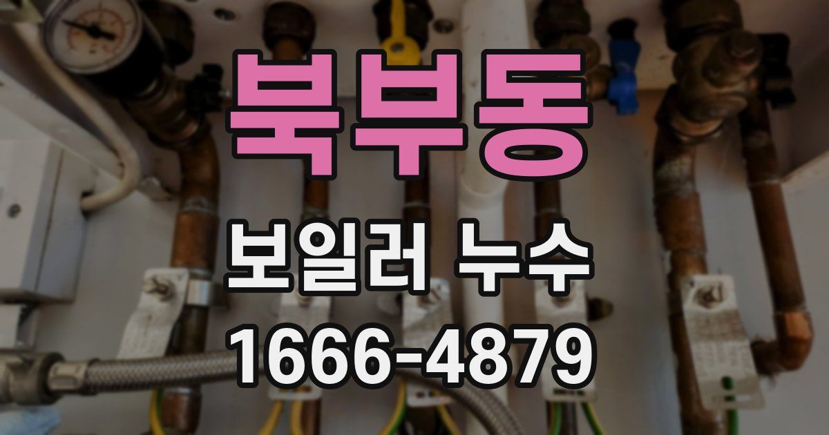 북부동 보일러 누수