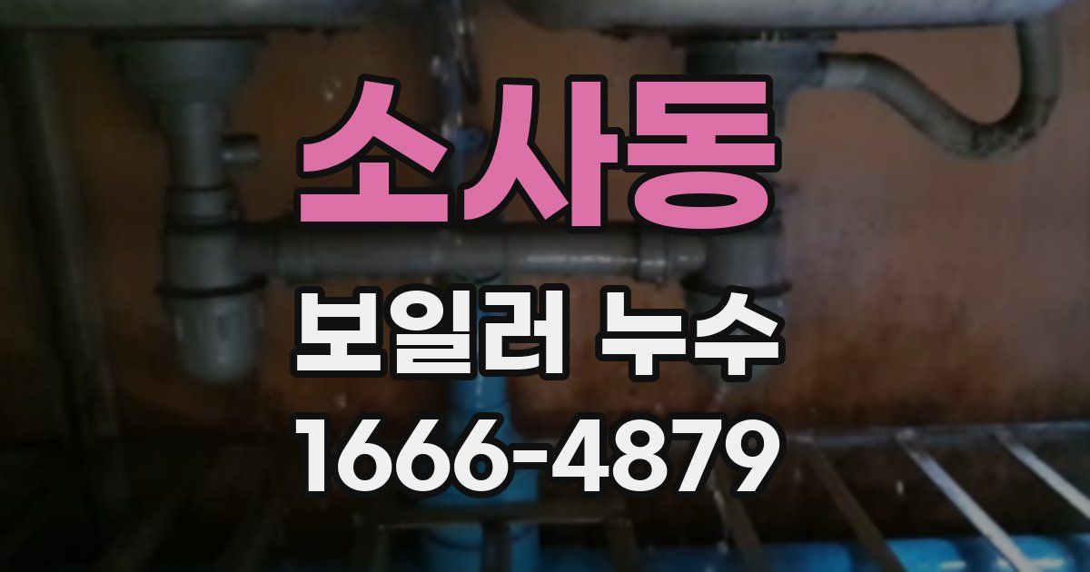 소사동 보일러 누수