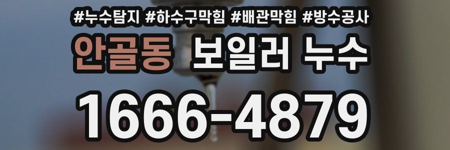 안골동 보일러 누수