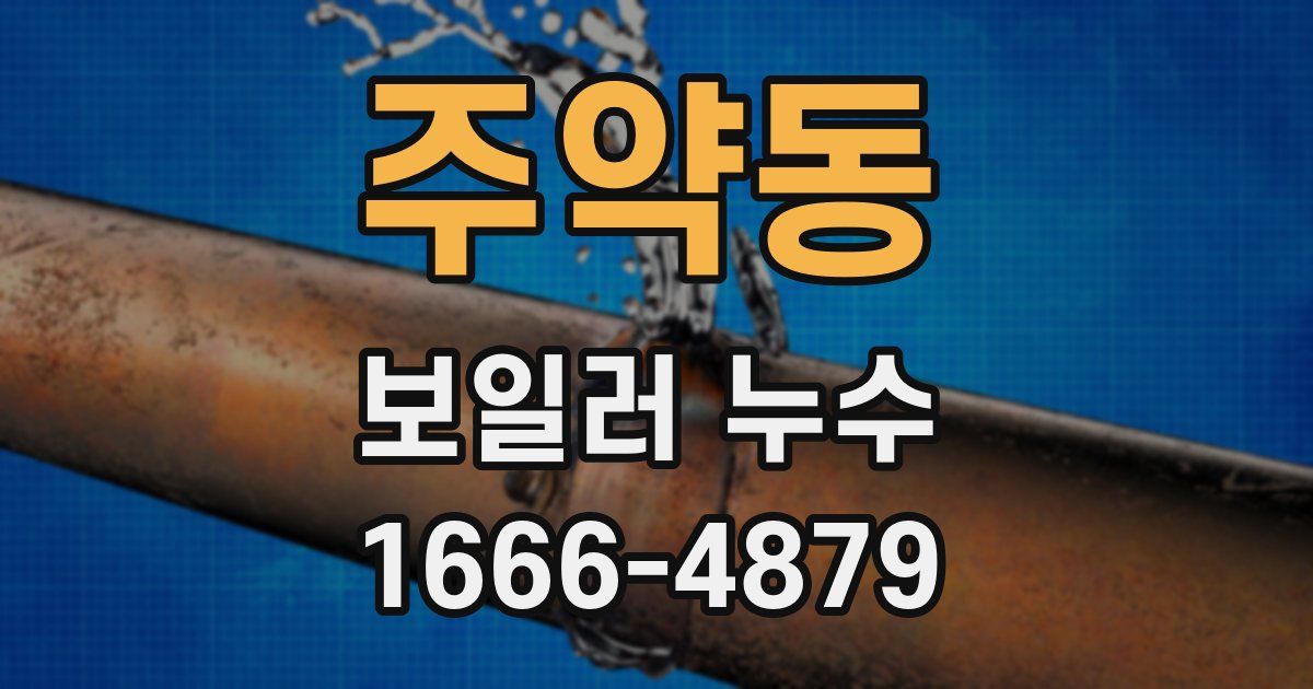 주약동 보일러 누수