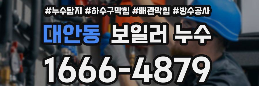대안동 보일러 누수