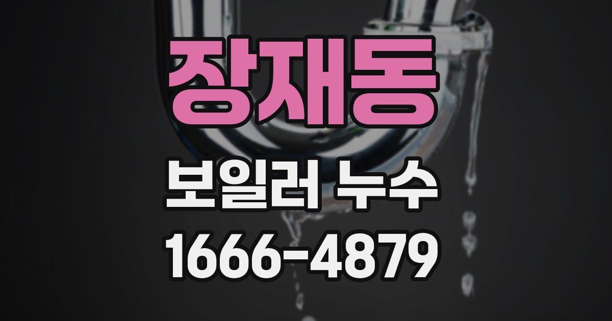 장재동 보일러 누수