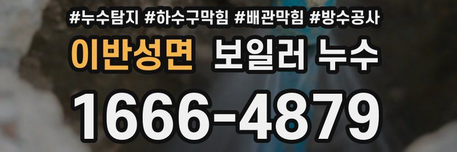 이반성면 보일러 누수