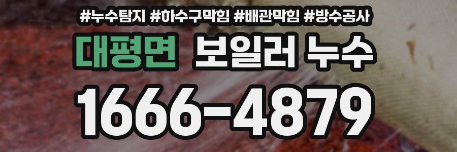 대평면 보일러 누수