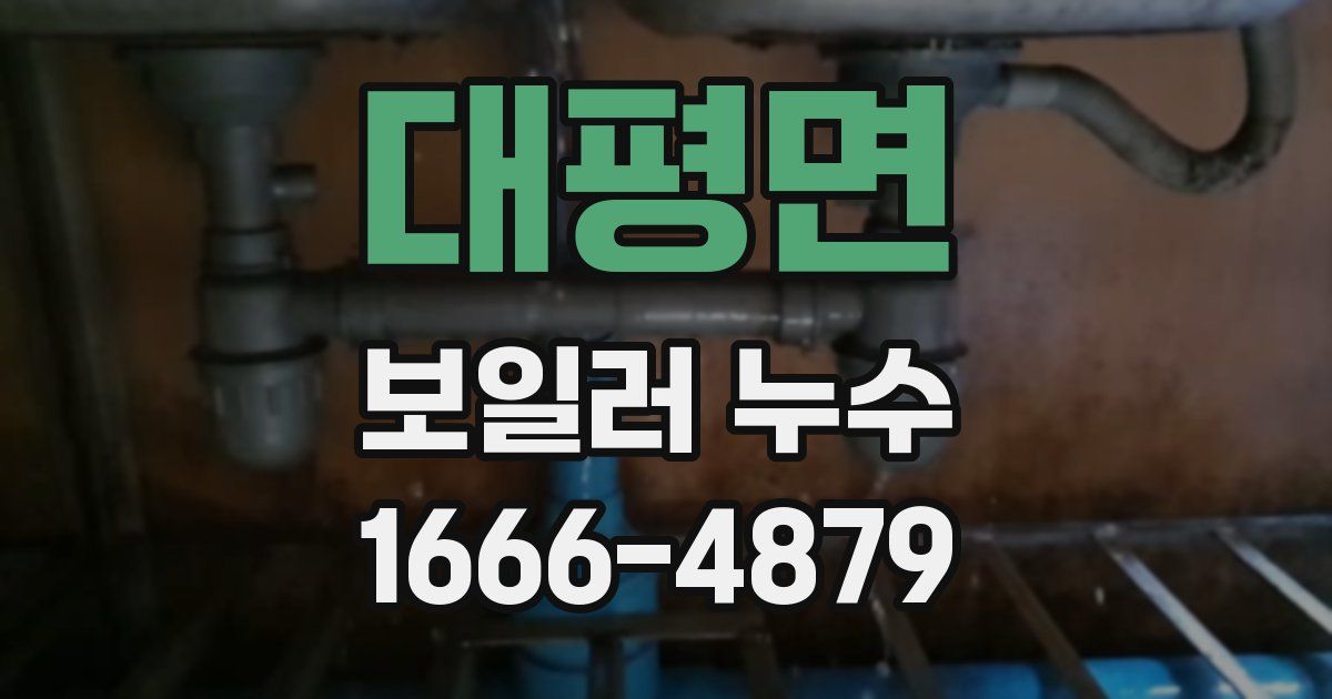 대평면 보일러 누수