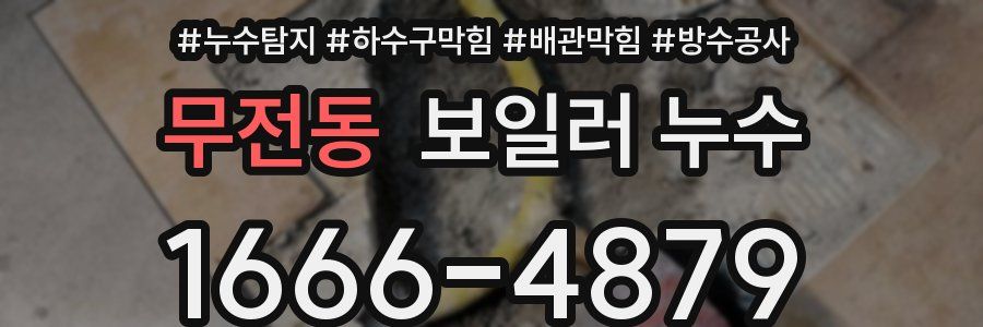 무전동 보일러 누수