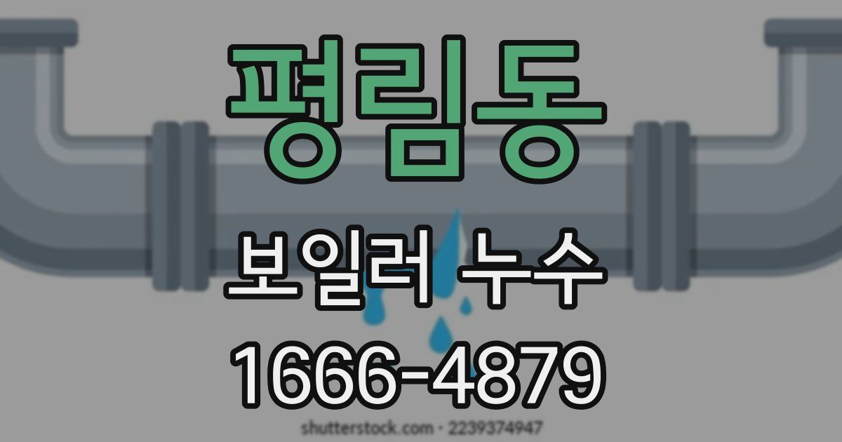 평림동 보일러 누수