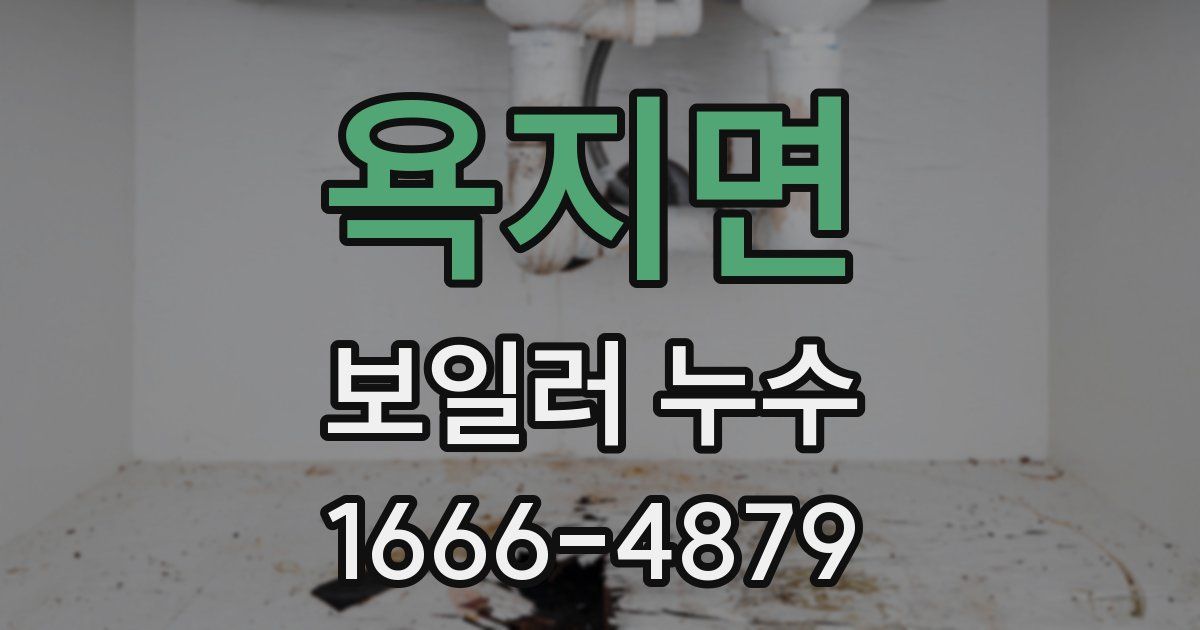 욕지면 보일러 누수