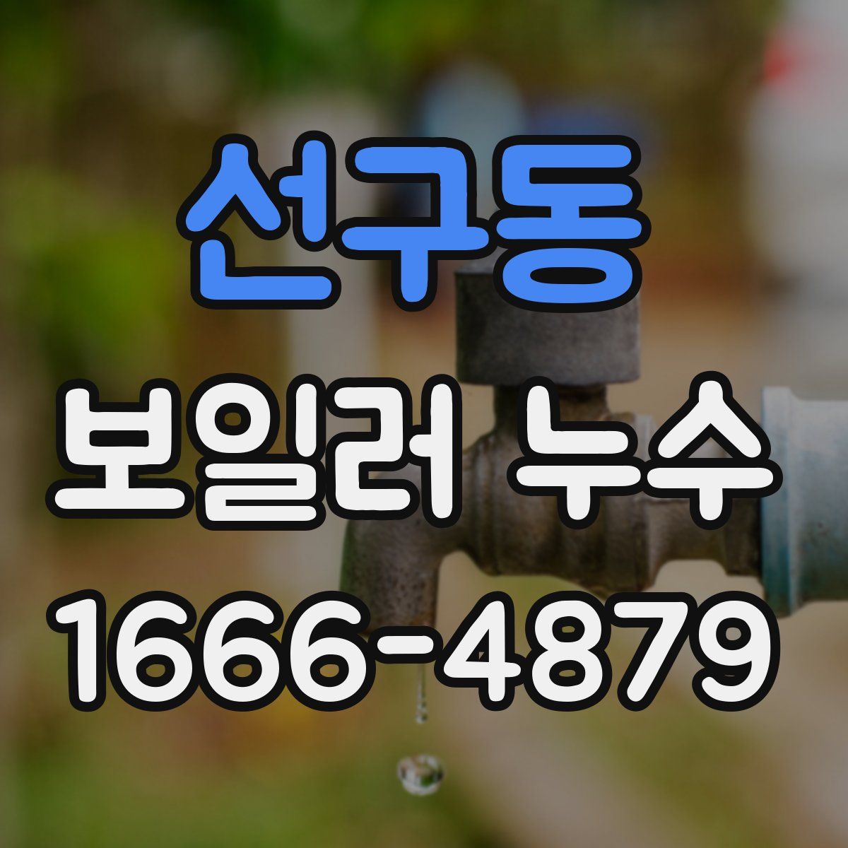 선구동 보일러 누수