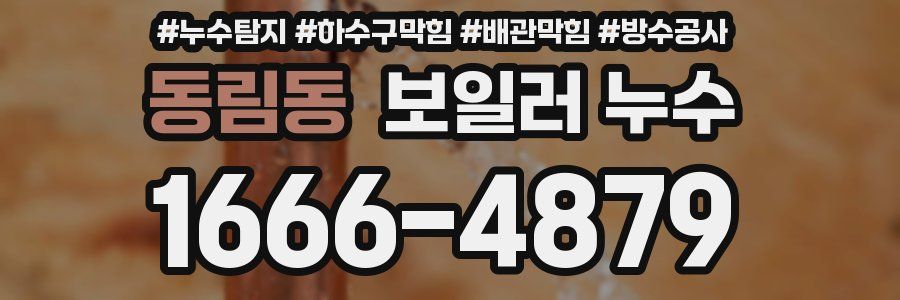 동림동 보일러 누수
