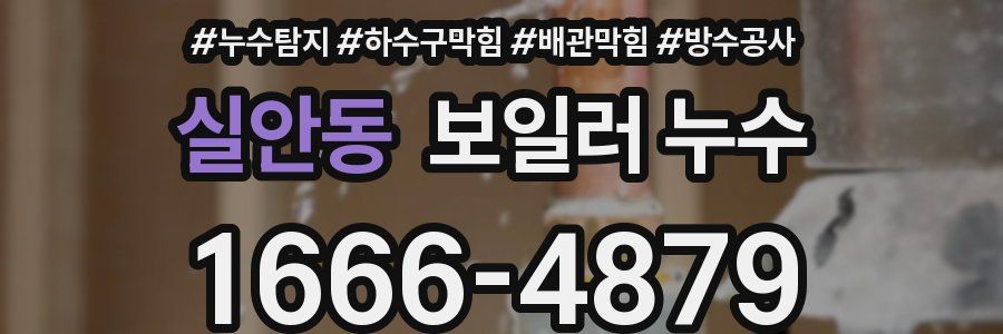 실안동 보일러 누수