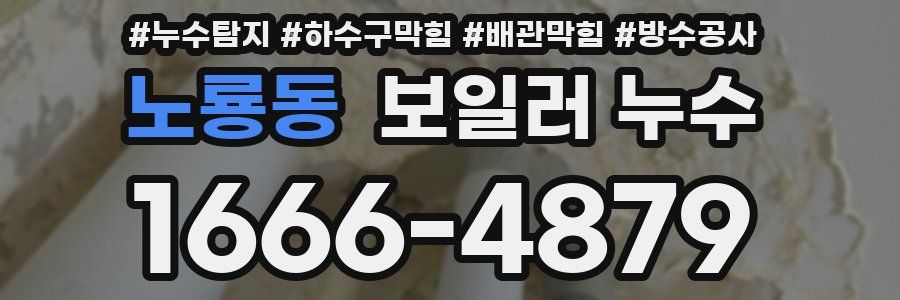 노룡동 보일러 누수