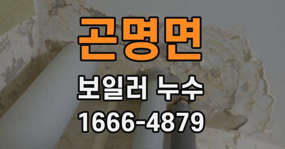 곤명면 보일러 누수