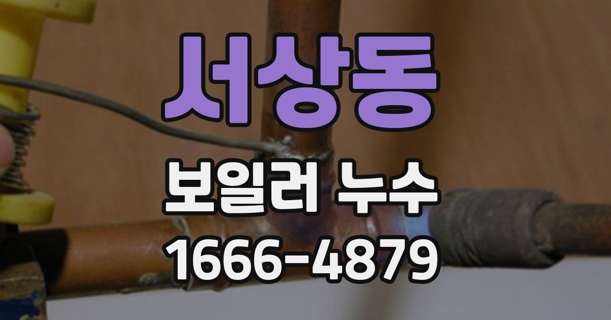 서상동 보일러 누수