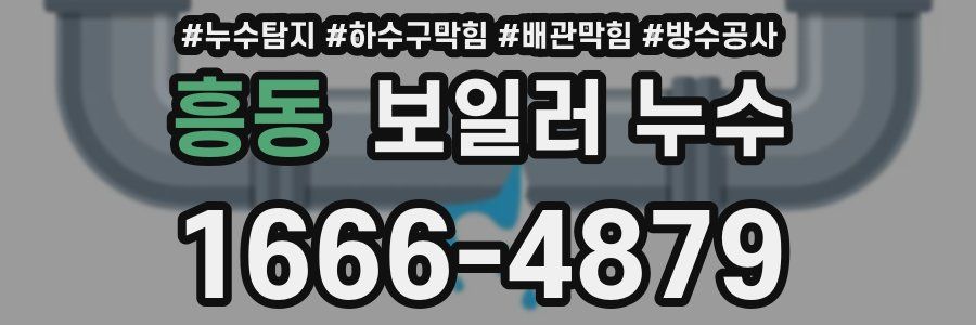 흥동 보일러 누수