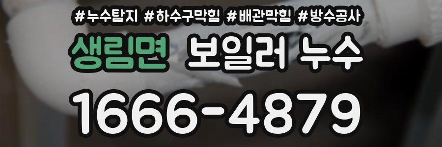 생림면 보일러 누수