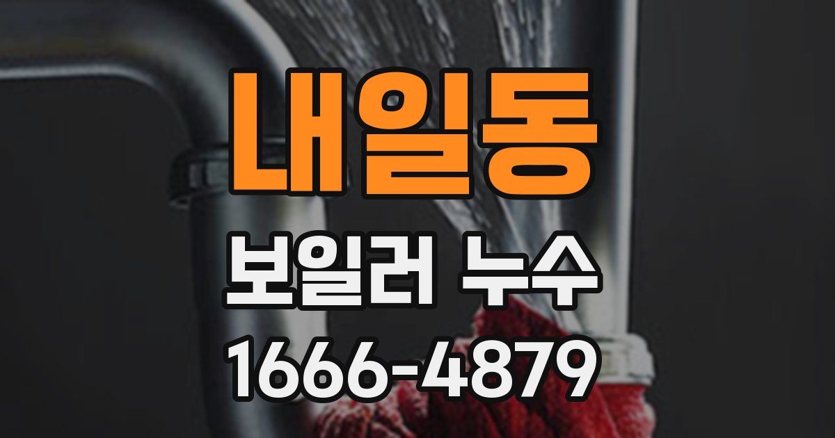 내일동 보일러 누수
