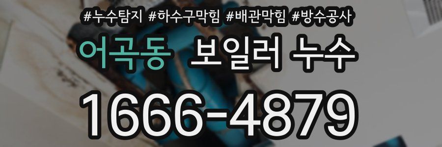 어곡동 보일러 누수