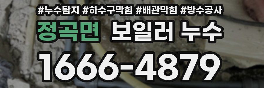 정곡면 보일러 누수