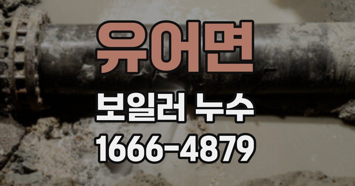 유어면 보일러 누수