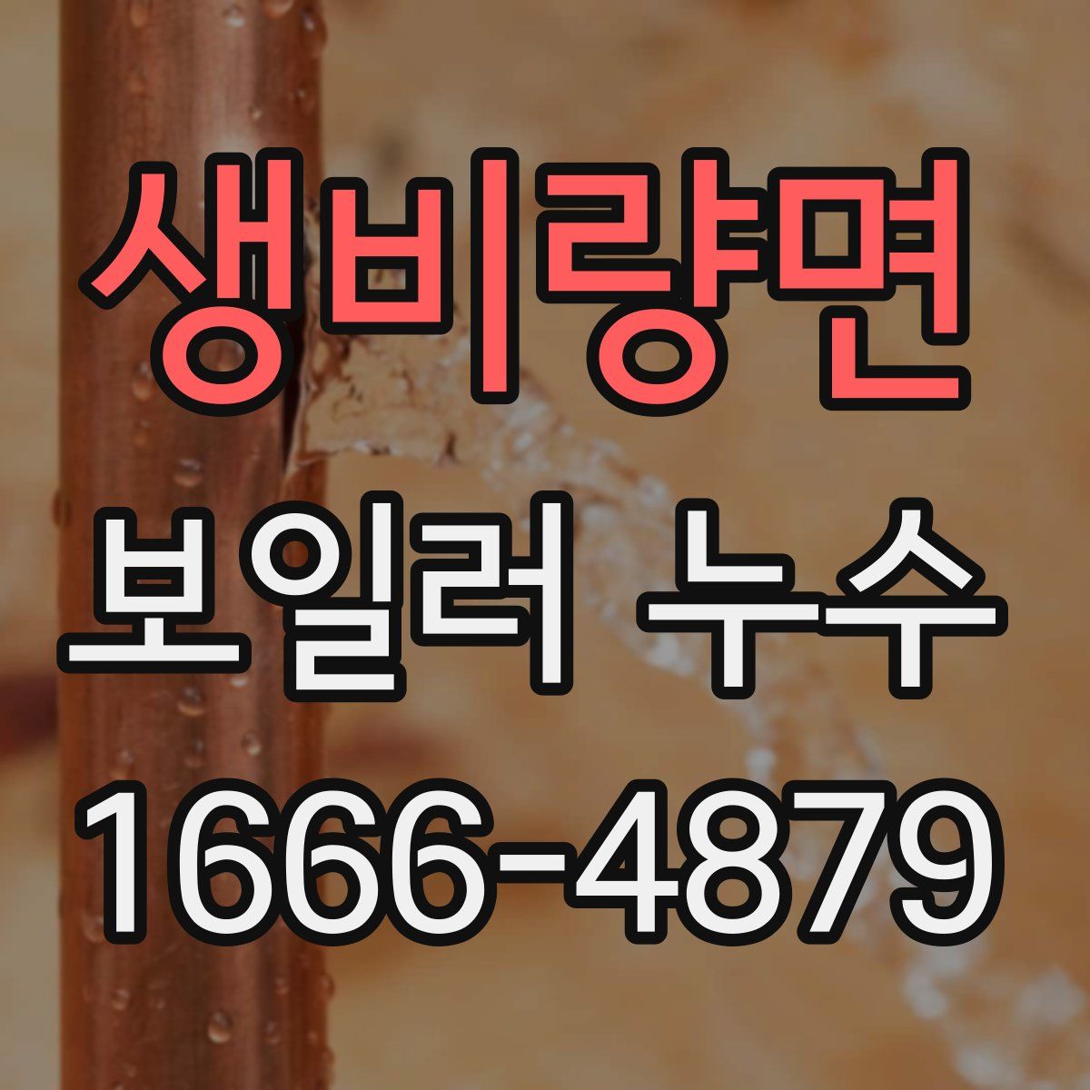 생비량면 보일러 누수