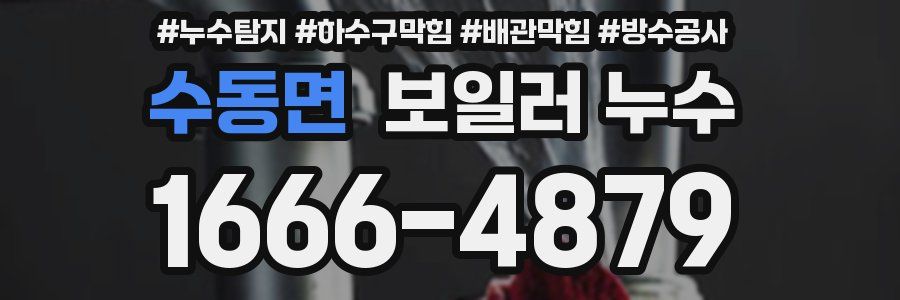 수동면 보일러 누수