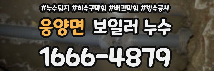 웅양면 보일러 누수