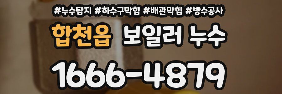 합천읍 보일러 누수