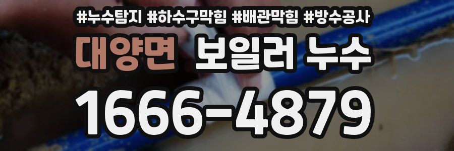 대양면 보일러 누수
