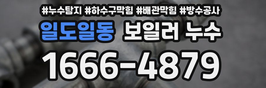 일도일동 보일러 누수