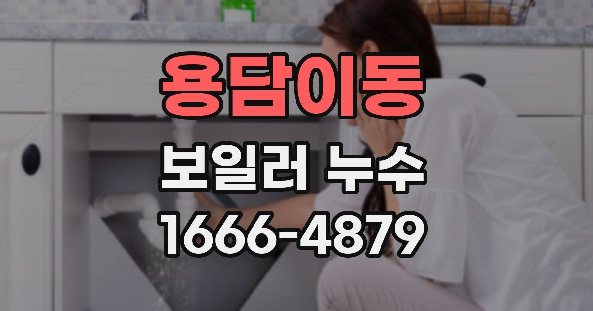 용담이동 보일러 누수