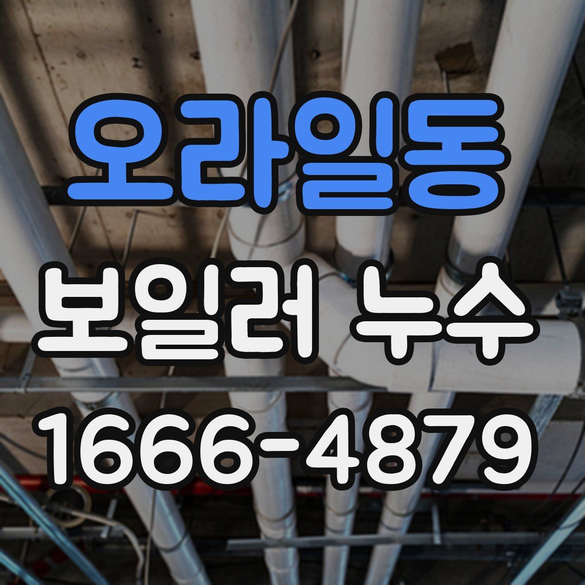 오라일동 보일러 누수