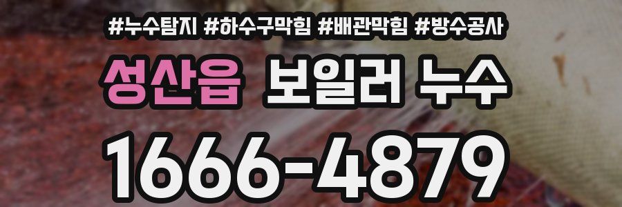 성산읍 보일러 누수