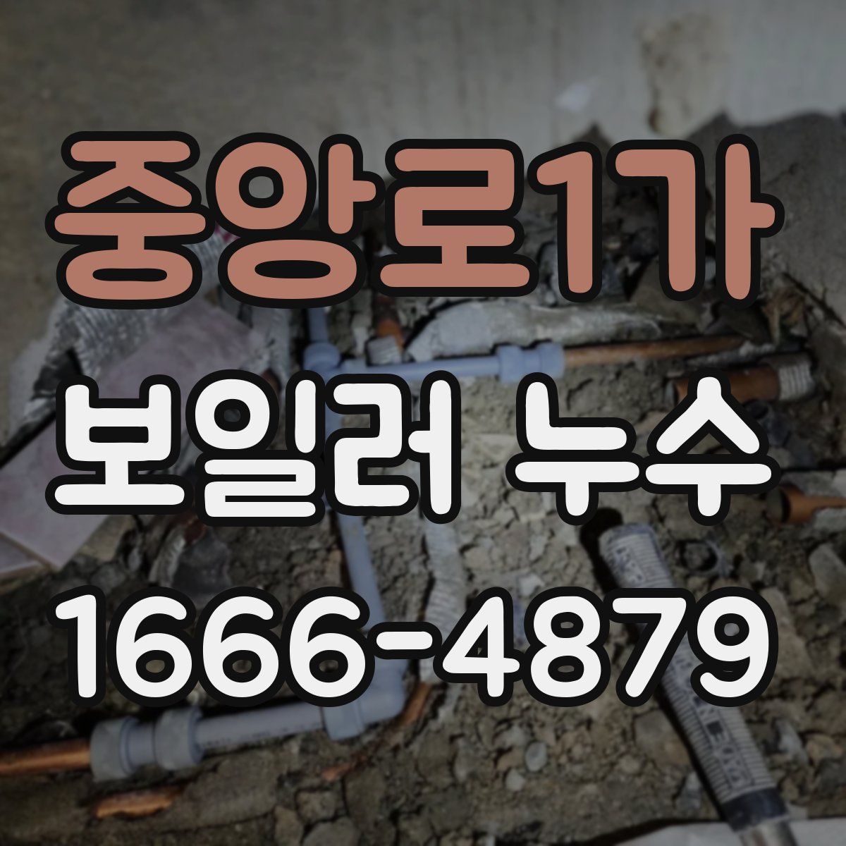 중앙로1가 보일러 누수