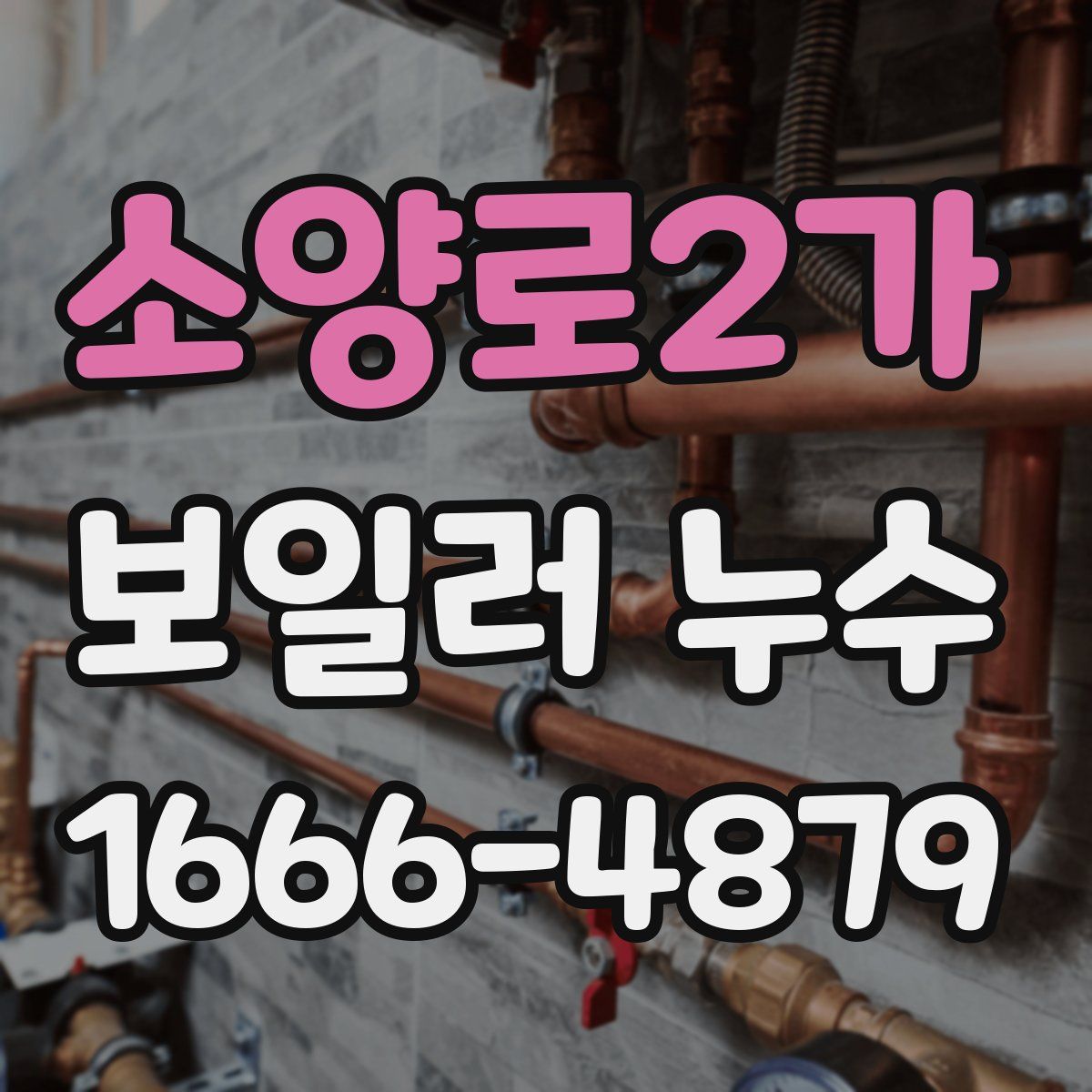 소양로2가 보일러 누수