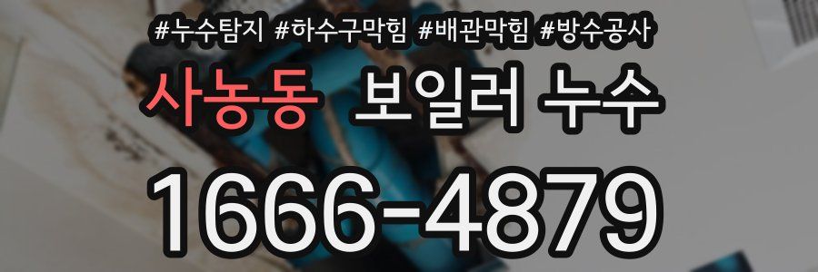 사농동 보일러 누수