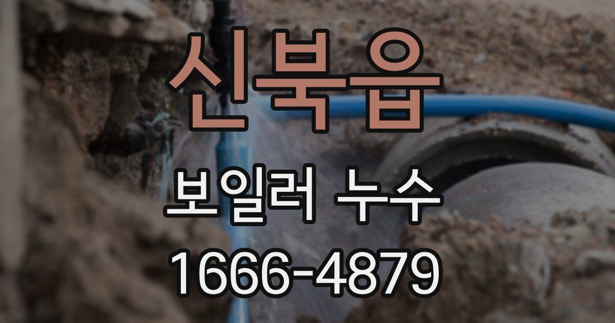 신북읍 보일러 누수