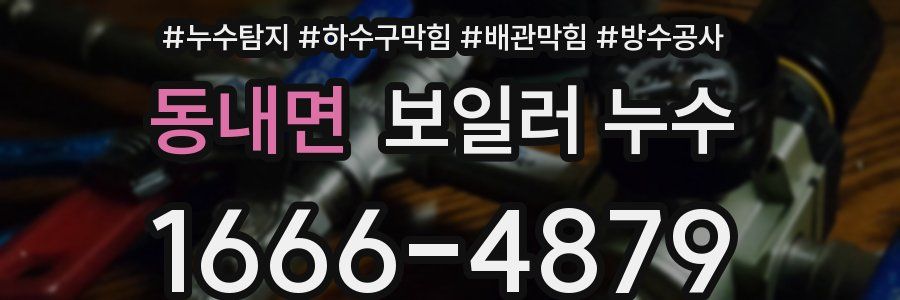 동내면 보일러 누수
